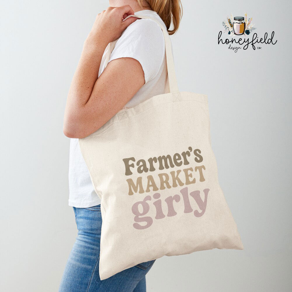 Farmer’s Market Girly SVG PNG – Boho Farm Market Shirt Design for Sublimation or Cricut, Cute Hand Drawn Retro Farm Life Digital Download
