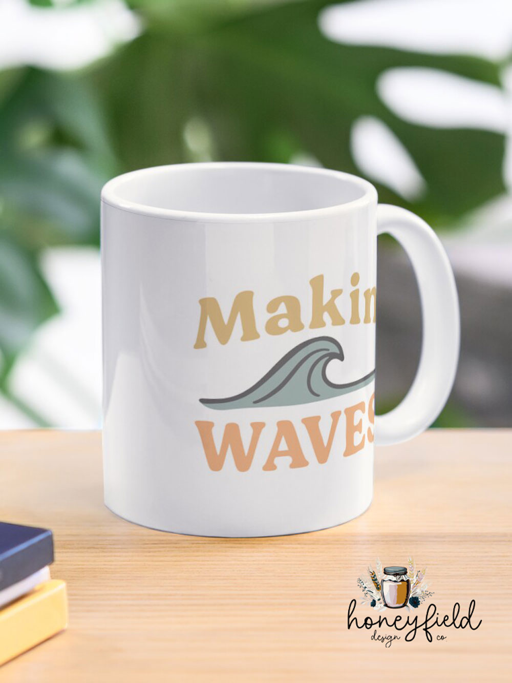 Makin' Waves SVG PNG | Retro Surf Quote Sublimation Design | Boho Beach Shirt Design | Summer Ocean Clipart | Small Business Commercial Use